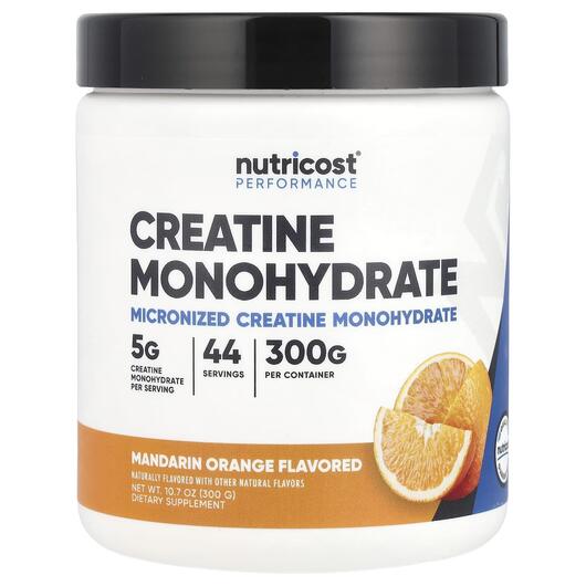 Основное фото товара Креатин, Performance Creatine Monohydrate Mandarin Orange, 300 г