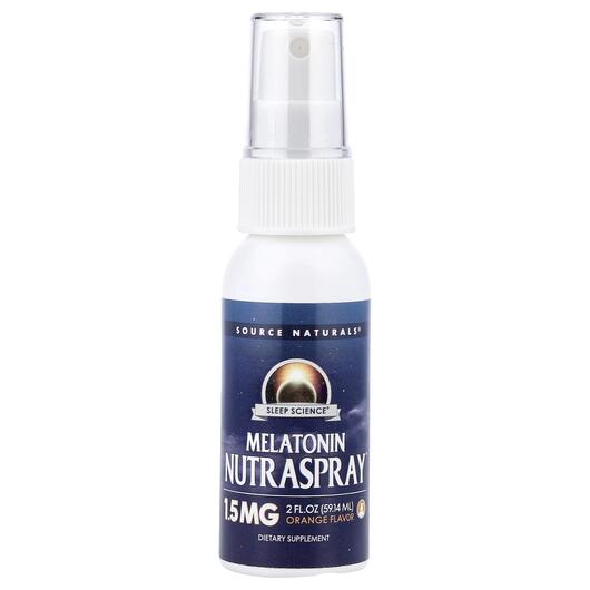 Основное фото товара Мелатонин, NutraSpray Melatonin Natural Orange Flavor, 59.14 мл