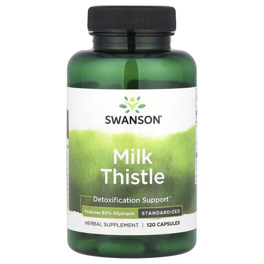 Основное фото товара Swanson, Расторопша, Milk Thistle, 120 капсул