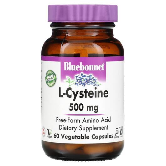 Основное фото товара L-Цистеин 500 мг, L-Cysteine 500 mg, 60 капсул