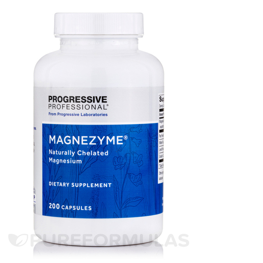Основное фото товара Progressive Labs, Магний, Magnezyme, 200 капсул