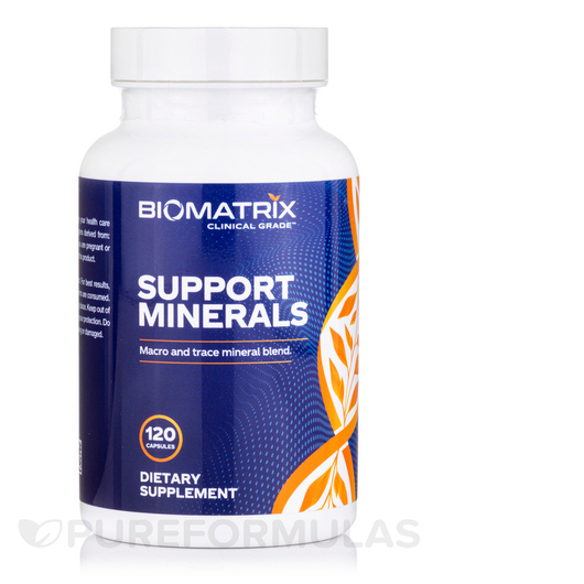 Основное фото товара BioMatrix, Минеральные добавки, Support Minerals, 120 капсул