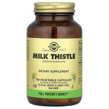 Milk Thistle 450 mg Расторопша Solgar 100 капсул
