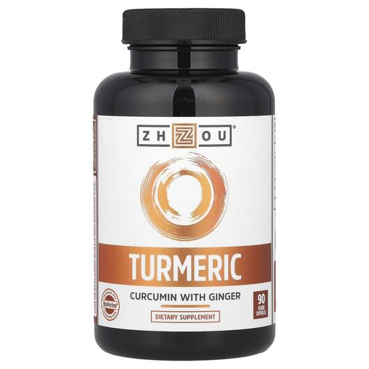 Основное фото товара Turmeric Curcumin with, Куркумин куркумы с имбирем, 90 капсул Veг