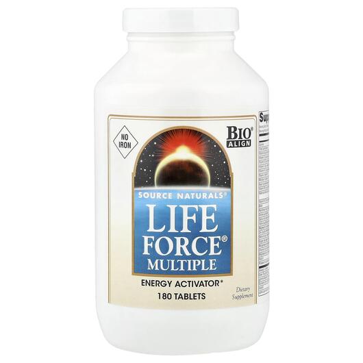 Основное фото товара Железо, Life Force Multiple No Iron 180, 180 таблеток