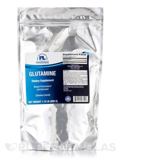 Основное фото товара Progressive Labs, L-Глутамин, Glutamine, 500 г