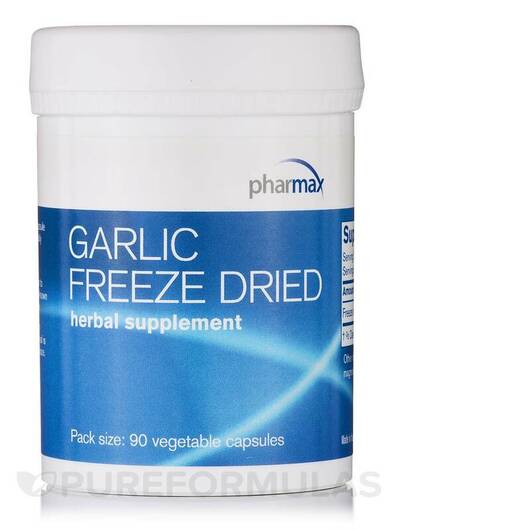 Основное фото товара Pharmax, Экстракт Чеснока, Garlic Freeze Dried, 90 капсул