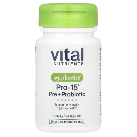 Основное фото товара PRO-15 The Perfect Probiotic 5 Billion CFU, Пробиотики, 60 таблет