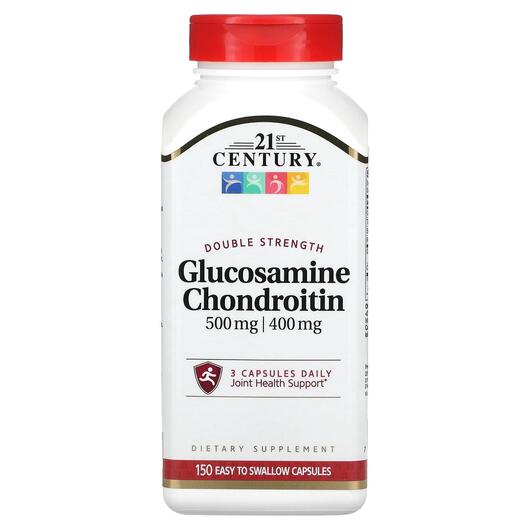Основное фото товара Glucosamine Chondroitin Double Strength, Глюкозамин Хондроитин, 1