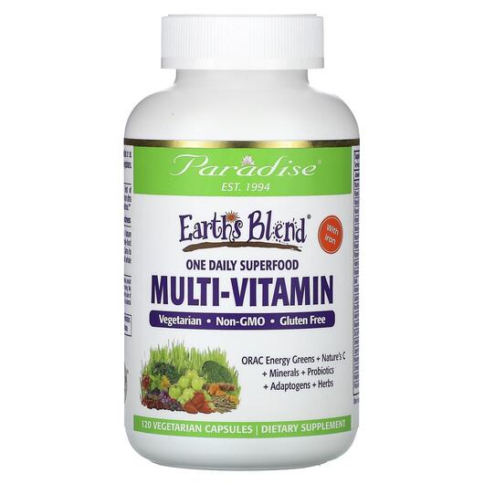 Основное фото товара Earth's Blend One Daily Superfood Multi-Vitamin, Мультивитам