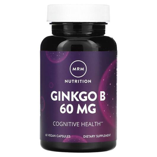 Основное фото товара MRM, Гинкго Билоба, Ginkgo B 60 mg, 60 капсул