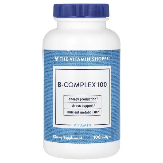 Основное фото товара TheVitaminShoppe, B-комплекс, B-Complex 100, 100 капсул