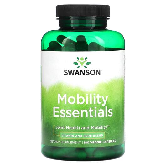 Основное фото товара Swanson, Поддержка суставов, Mobility Essentials, 180 капсул