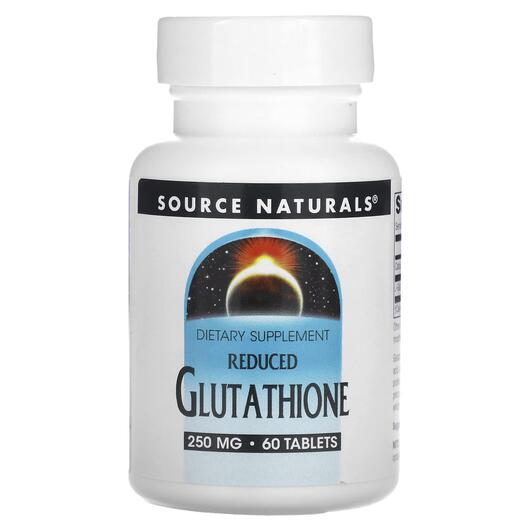 Основное фото товара L-Глутатион, Reduced Glutathione 250 mg, 60 таблеток