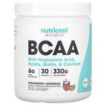 Women BCAA Strawberry Lemonade БЦАА Nutricost 330 г