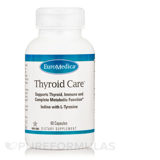 Основное фото товара EuroMedica, Поддержка щитовидной, Thyroid Care, 60 капсул