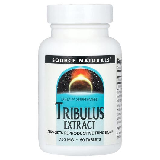 Основное фото товара Source Naturals, Трибулус 750 мг, Tribulus 750 mg 60, 60 таблеток