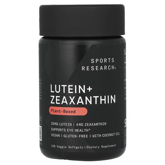 Основное фото товара Лютеин + Зеаксантин, Lutein + Zeaxanthin, 120 капсул