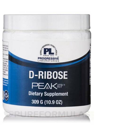 Основное фото товара Progressive Labs, D-рибоза, D-Ribose with Peak ATP, 309 г
