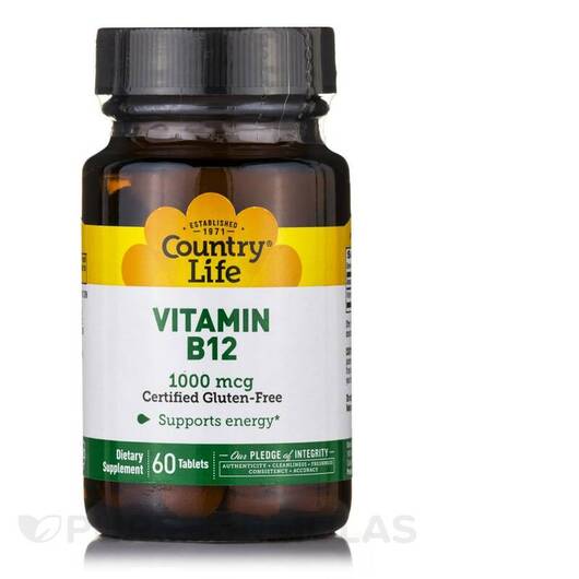 Основное фото товара Витамин B12 Кобаламин, Vitamin B12 1000 mcg, 60 таблеток