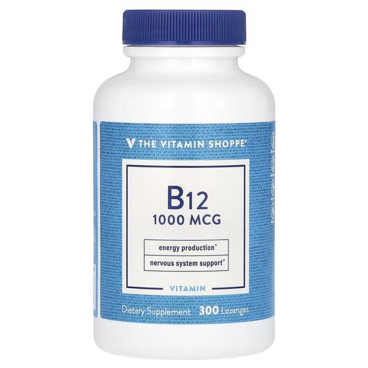 Основное фото товара Витамин B12 Кобаламин, B12 1000 mcg, 300 таблеток