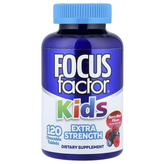 Основное фото товара Поддержка мозга, Kids Extra Strength Berry Blast, 120 таблеток