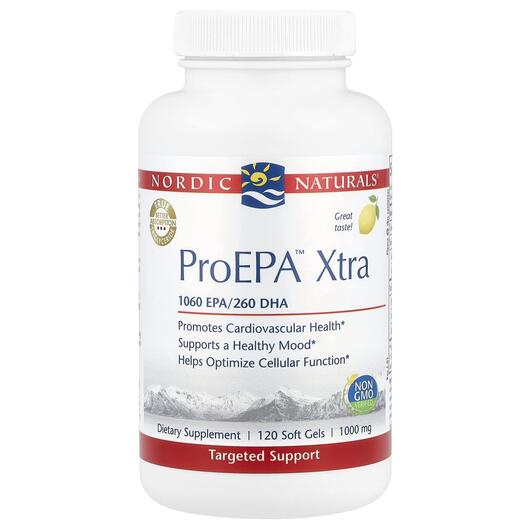 Основное фото товара Nordic Naturals, ЭПА 1000 мг, ProEPA Xtra, 120 капсул