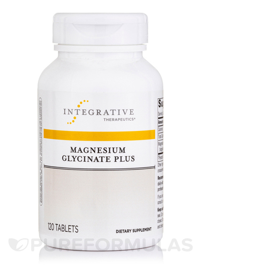 Основне фото товара Magnesium Glycinate Plus, Гліцинат магнію, 120 таблеток