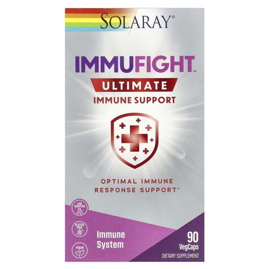 Основное фото товара Solaray, Поддержка иммунитета, ImmuFight Ultimate, 90 капсул