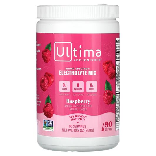 Основное фото товара Электролиты вкус Малина, Electrolyte Powder Raspberry, 288 г