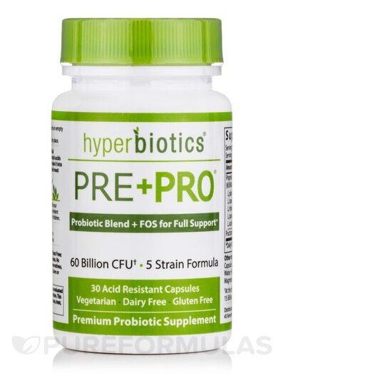 Основное фото товара PRE+PRO: Advanced Strength, Пребиотики, 30 Acid Resistant Capsule