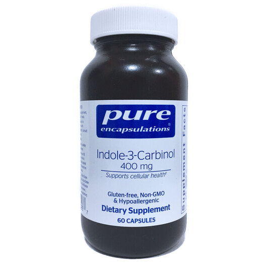 Основное фото товара Индол Карбинол, Indole-3-Carbinol 400 mg, 60 капсул