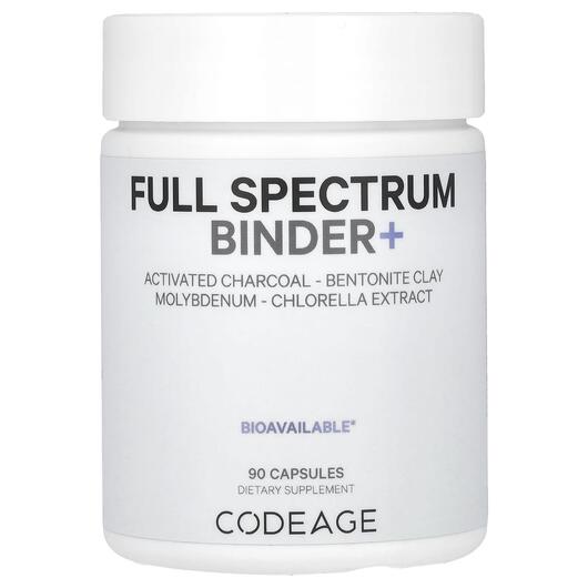 Основное фото товара CodeAge, Детокс и очистка, Binder + Full Spectrum, 90 капсул