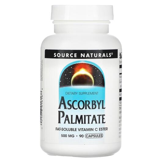Основное фото товара Ascorbyl Palmitate 500 mg 90, Ascorbyl Palmitate 500 mg, 90 капсу
