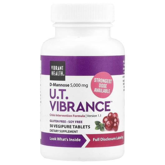 Основное фото товара Vibrant Health, Отруби, U.T. Vibrance Version 1.1, 50 таблеток