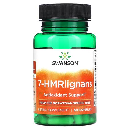 Основне фото товара Swanson, 7-HMRlignans, Антиоксиданти, 60 капсул