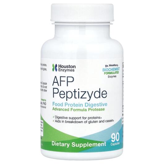 Основное фото товара Houston Enzymes, Протеаза формула, AFP Peptizyde, 90 капсул