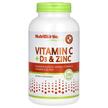 Фото товару Vitamin C + D3 & Zinc, Вітамін C + D3 і цинк, 250 капсул