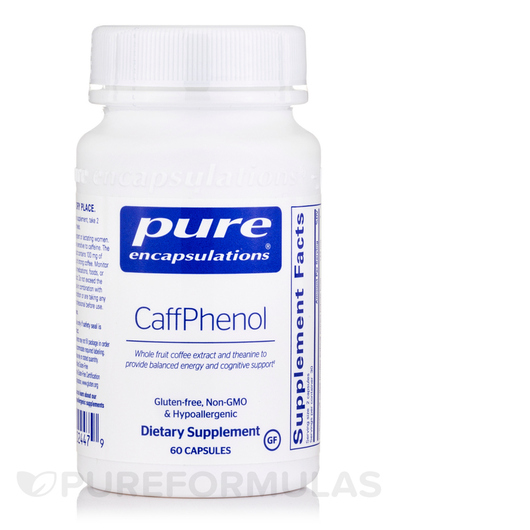 Основное фото товара Pure Encapsulations, Поддержка мозга, CaffPhenol, 60 капсул