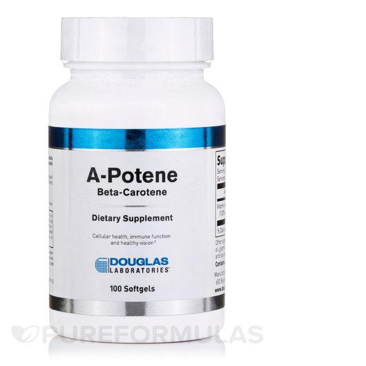 Основное фото товара Витамин А Ретинол, A-Potene Beta Carotene, 100 капсул