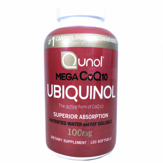 Основное фото товара Qunol, Мега Убихинол, Mega Ubiquinol, 120 капсул