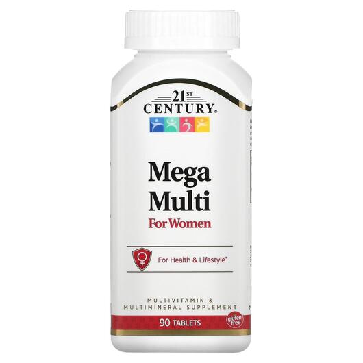 Основное фото товара Мультивитамины для женщин, Mega Multi For Women, 90 таблеток