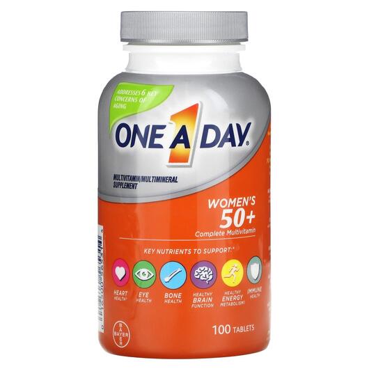Основное фото товара One-A-Day, Витамины для женщин 50+, Women's 50+, 100 таблето