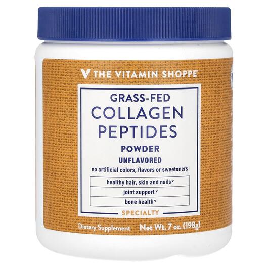 Основне фото товара Grass-Fed Collagen Peptides Powder, Колаген, 198 г