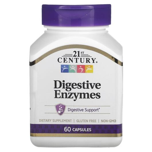 Основное фото товара Пищеварительные ферменты, Digestive Enzymes, 60 капсул