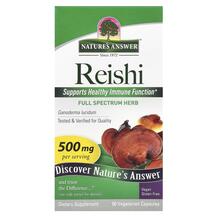 Reishi 500 mg Грибы Рейши 500 мг Nature's Answer