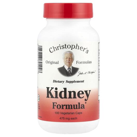 Основное фото товара Kidney Formula 475 mg, Поддержка здоровья почек 475 мг, 100 капсу