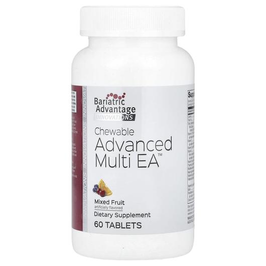 Основное фото товара Chewable Advanced Multi EA Mixed Fruit, Мультивитамины, 60 таблет