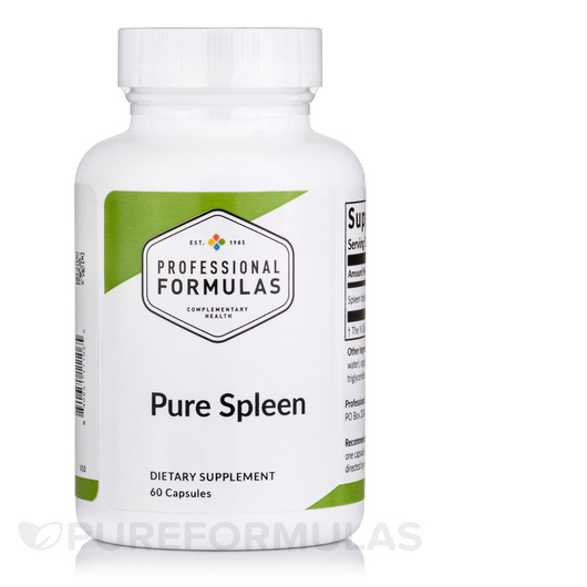 Основное фото товара Professional Formulas, Бычья печень, Pure Spleen, 60 капсул