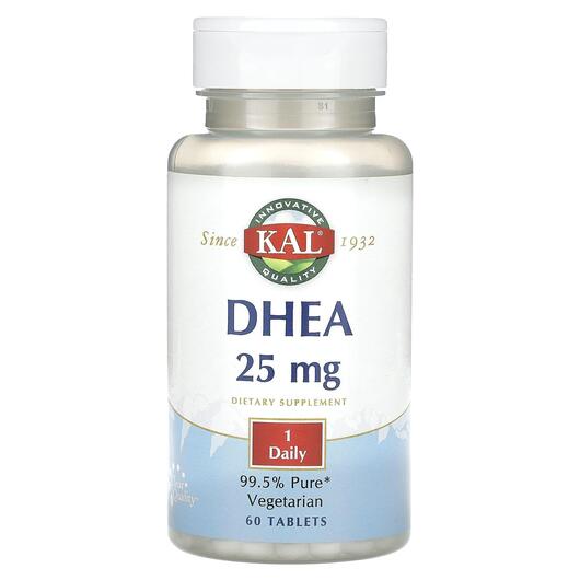 Основное фото товара KAL, Дегидроэпиандростерон, DHEA 25 mg, 60 таблеток